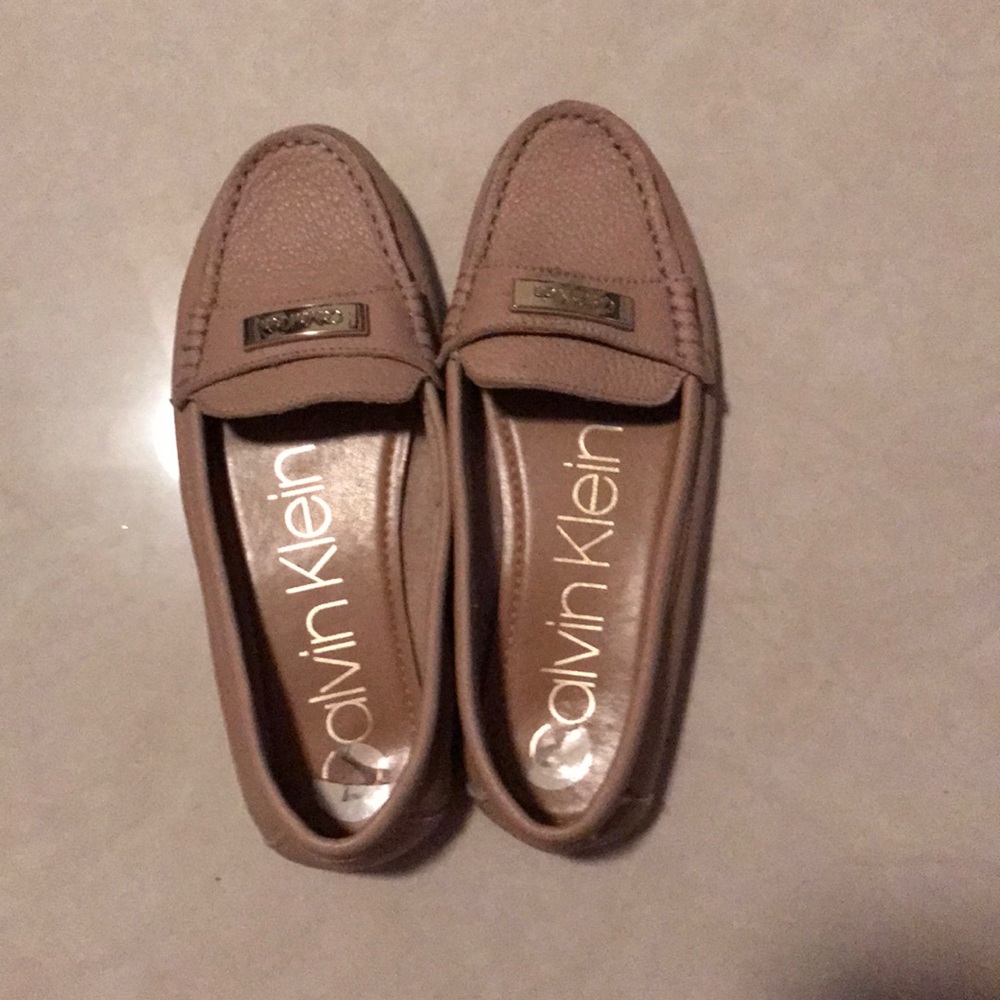 Calvin Klein driving moccasins.